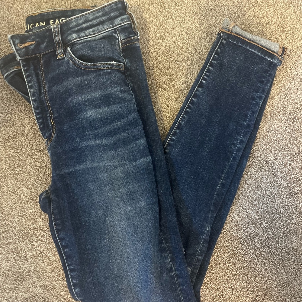 American eagle super high rise jegging
